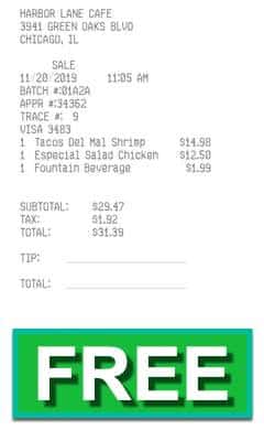 Itemized Receipt